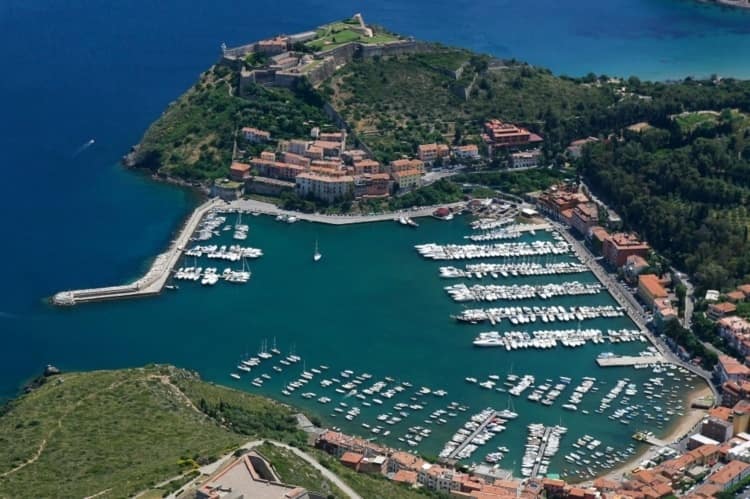 Porto ercole from above