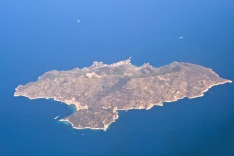 Lily island from above