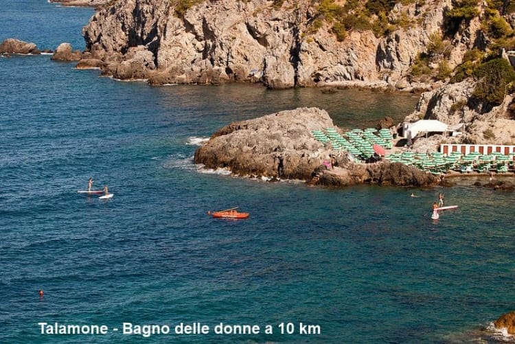 Baden der Frauen von oben