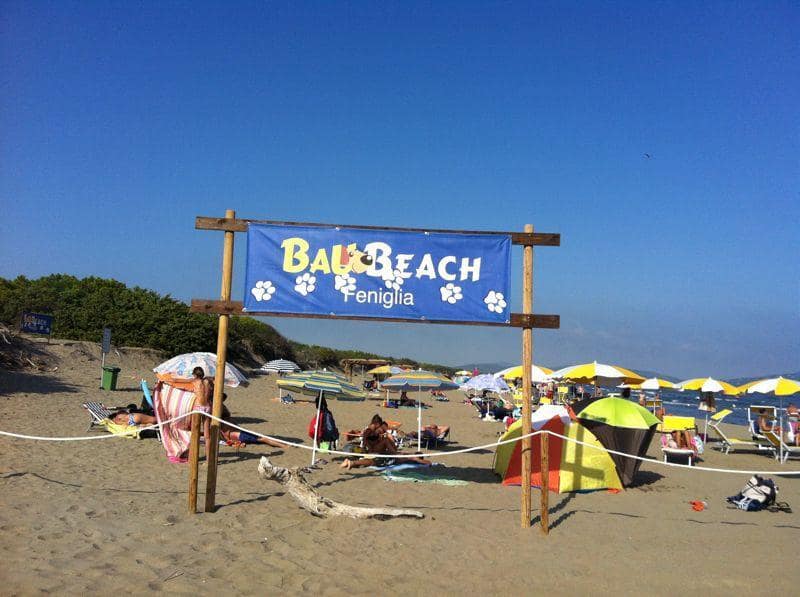 Bau Strand Hundestrand